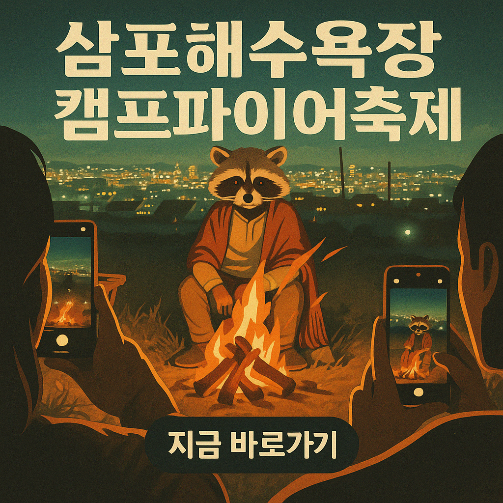 고성 삼포해수욕장 캠프파이어축제 장소 시기 비용