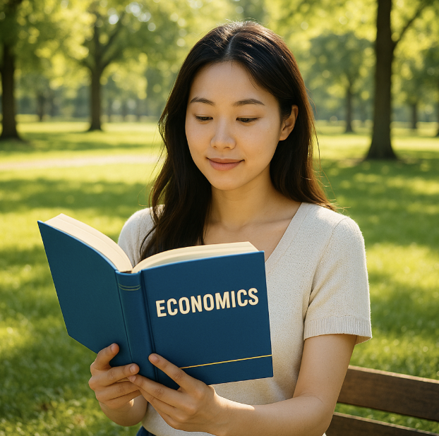 경제도서 중 인기도서를 읽는 관련사진
