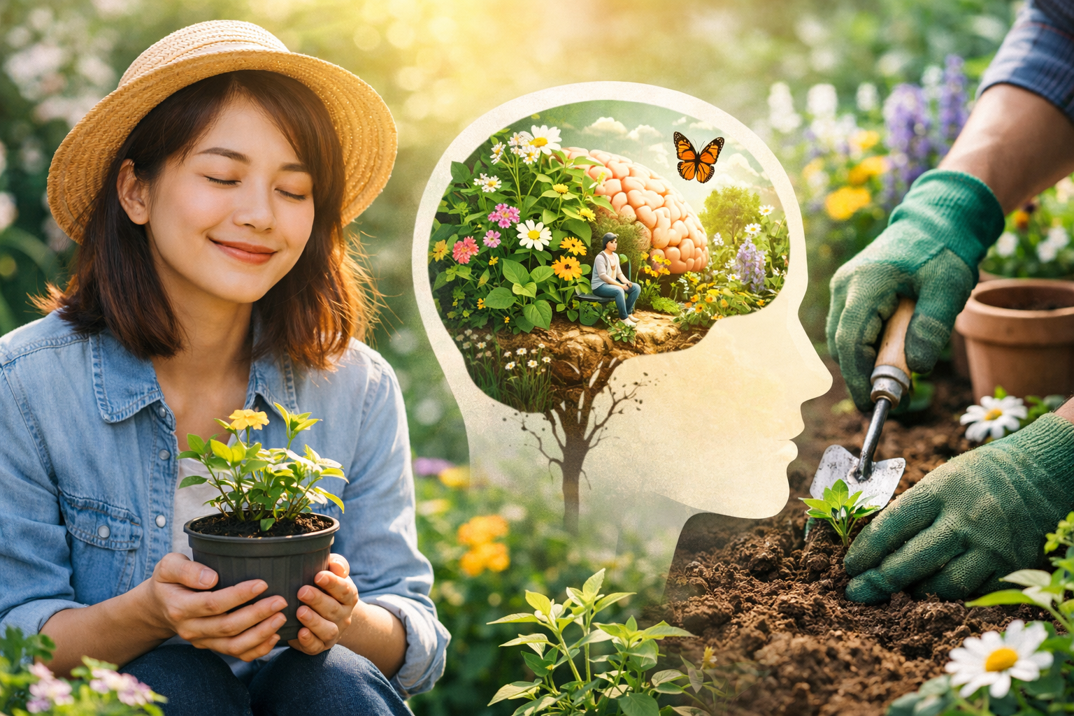 가드닝이 우울증을 완화한다