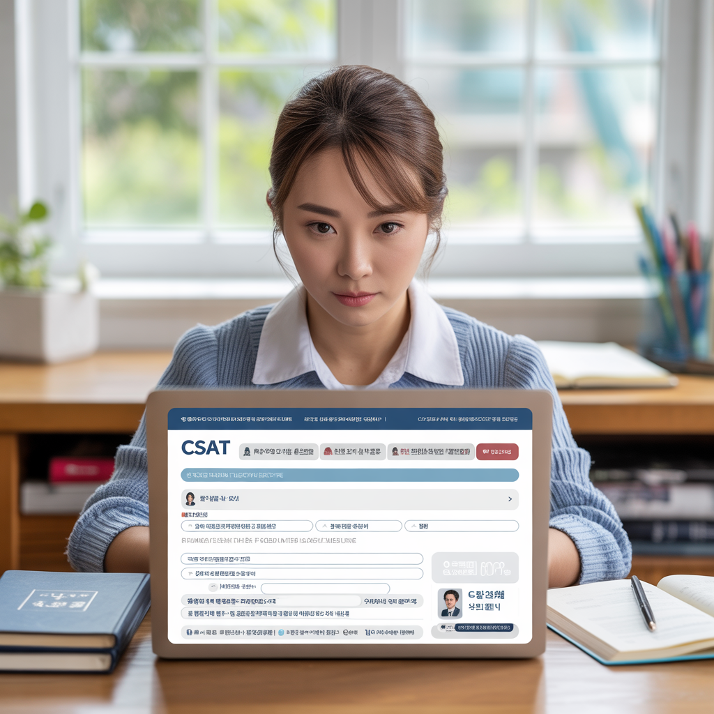 재수생 수능원서 온라인 접수사진