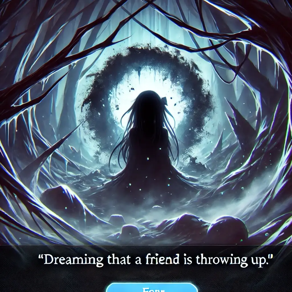 친구가 토하는 꿈 해몽