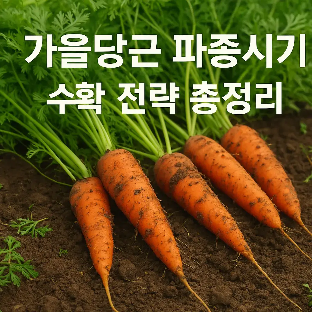 가을당근 파종시기 썸네일