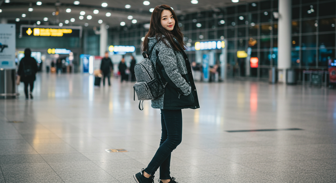 국제선 비행기 탑승