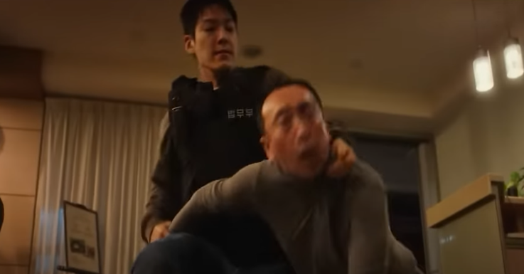 폭행 현장을 제압하는 정도