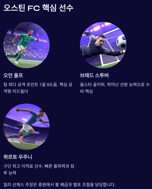 오스틴 핵심선수