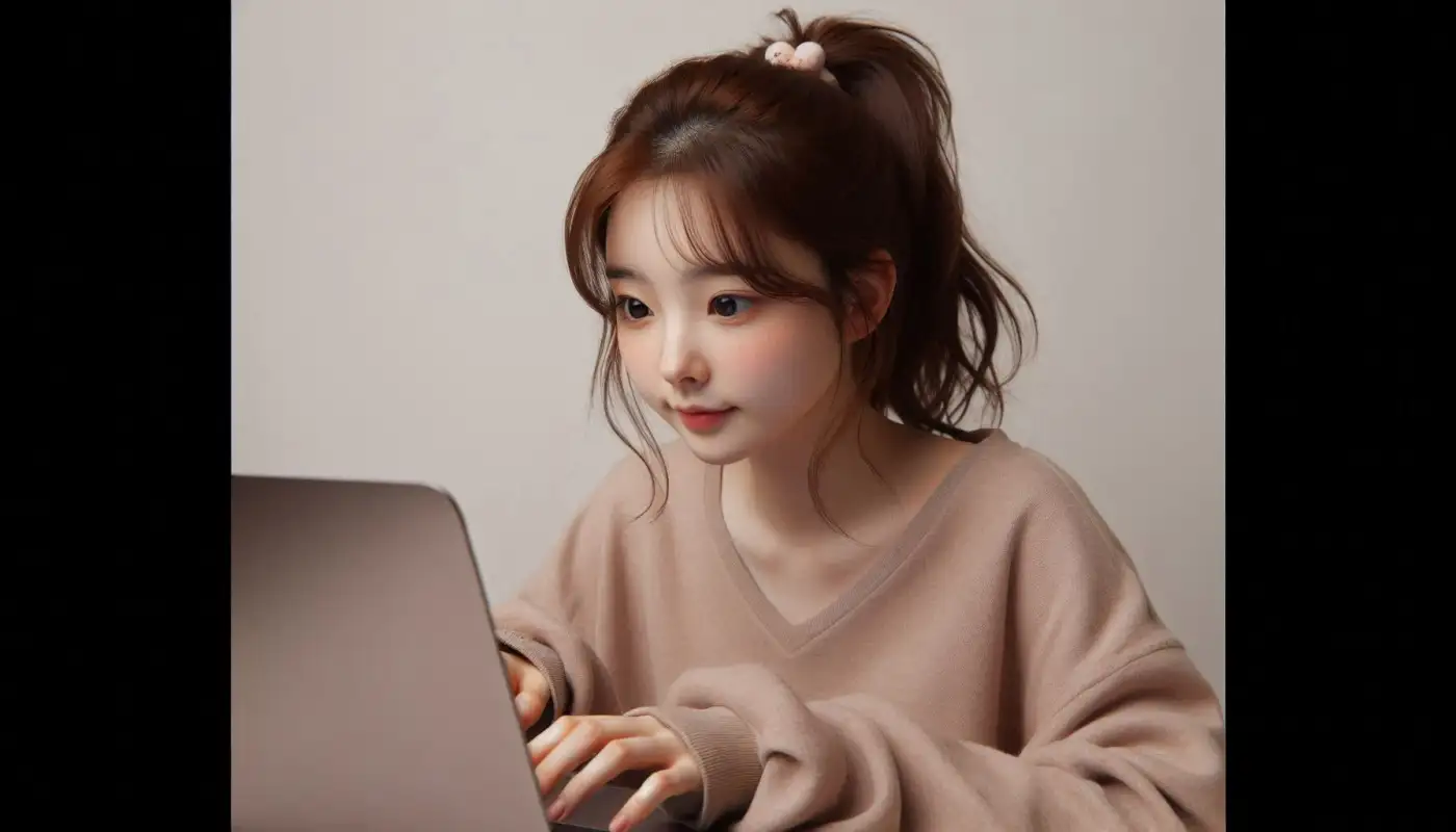 가상자산사업자-뜻을-알아보고-관리하는-여성의-모습