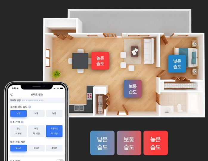 로봇청소기 작동원리 이미지