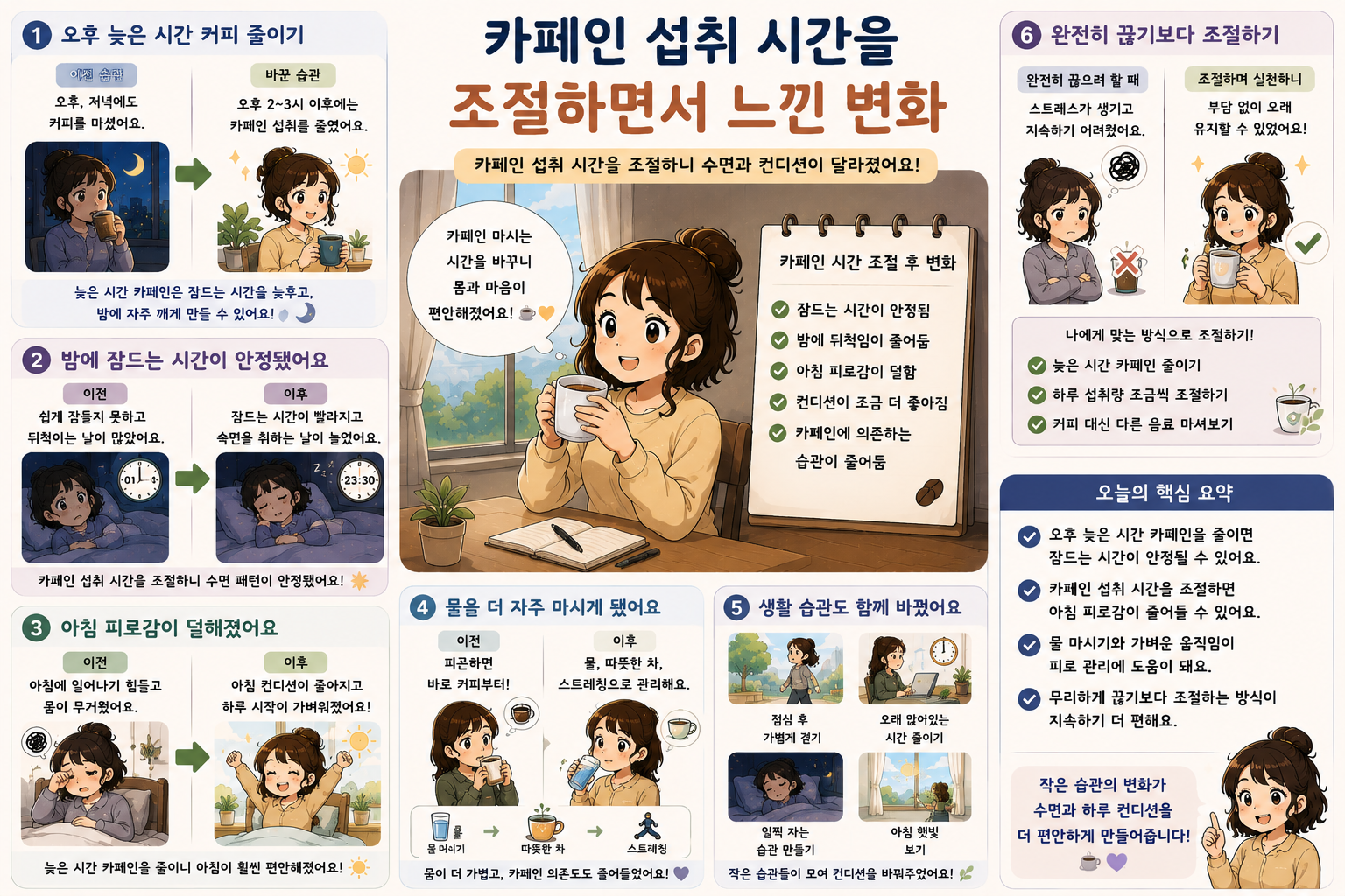 카페인 섭취시간 조절