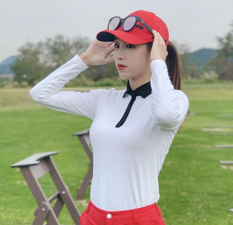 모델로 오해받는 골프여신 '이지혜' 프로