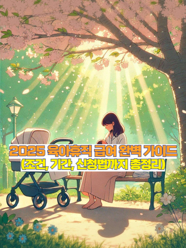 지브리 스타일 감성 육아휴직 썸네일 이미지