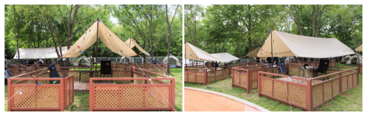 마포 반려동물캠핑장 데크사진