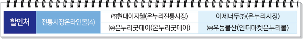 4인가족한달 생활비 식비 줄이기 절약 재테크 : 농림축산식품부 할인행사