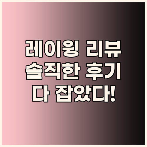 레이윙 디스커버리 전기자전거 솔직 리