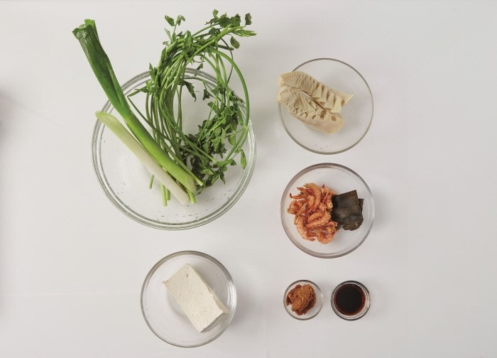 죽순-미나리-된장국-재료
