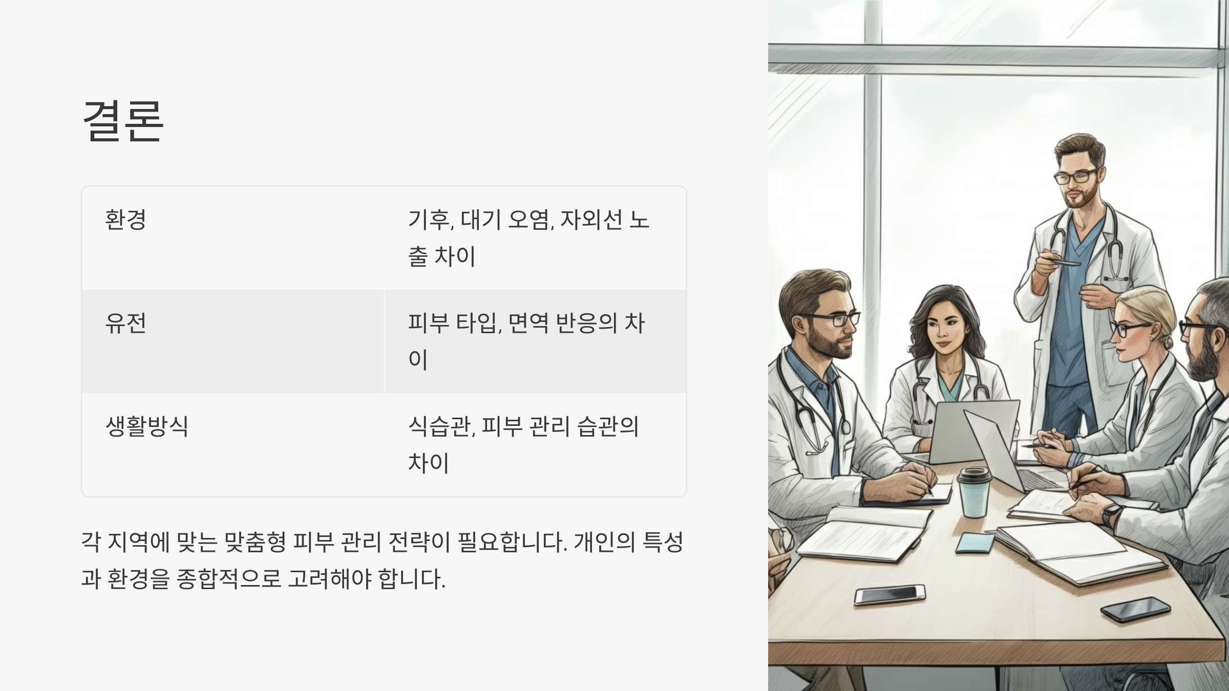 결론_환경,유전,생활방식