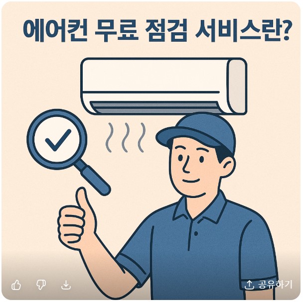 에어컨 무료점검 서비스 이미지