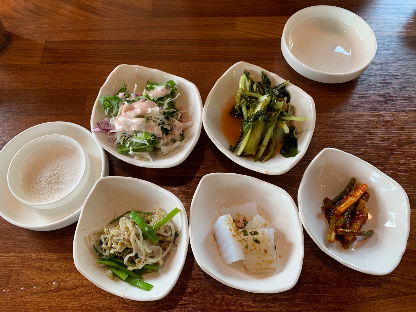 양평 하늘촌보리밥 밑반찬