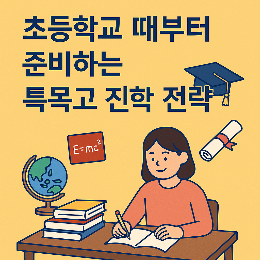 초등학교부터 준비하는 특목고 진학전략