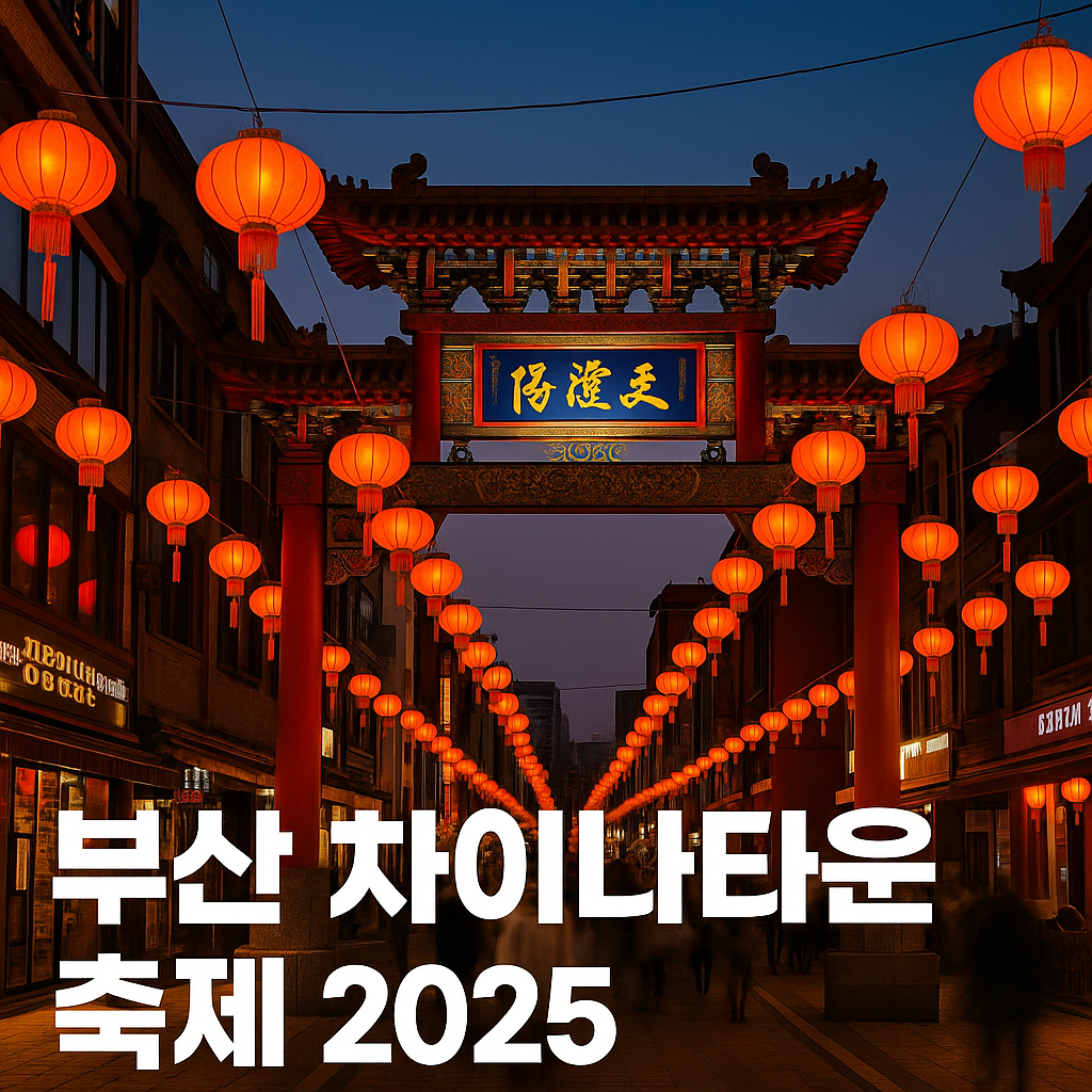 2025 부산 차이나타운 문화축제 일정 확정