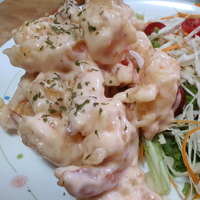 크림새우 만들기