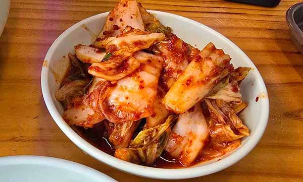 맛있어 보이는 겉절이 김치