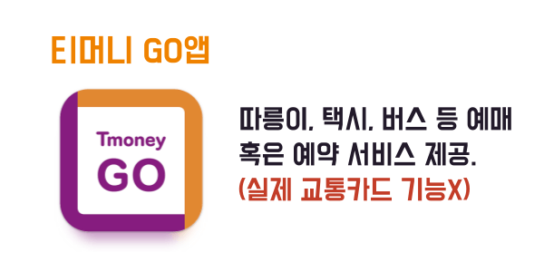 티머니GO앱 설명