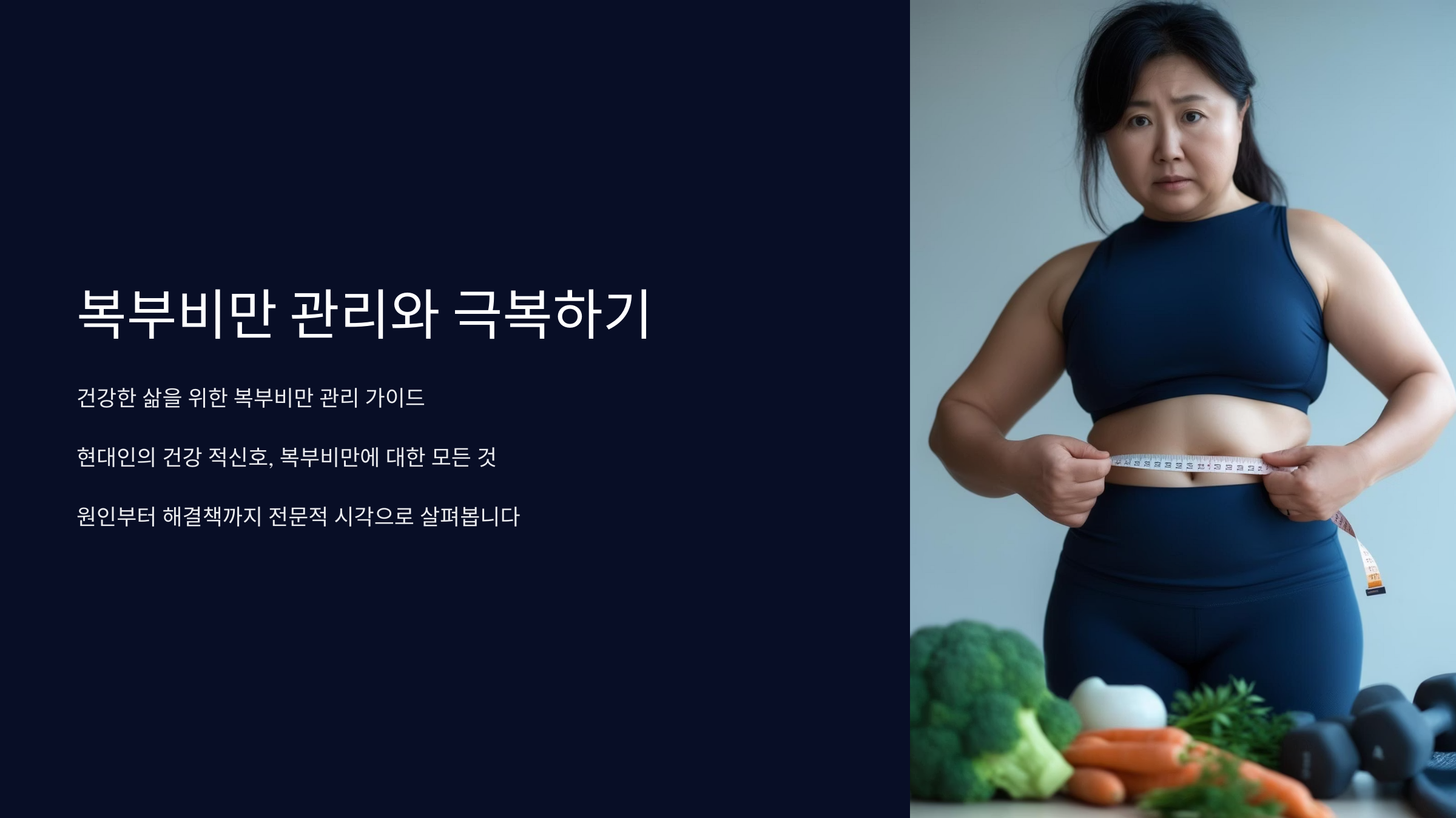 복부비만 극복법과 운동 효과