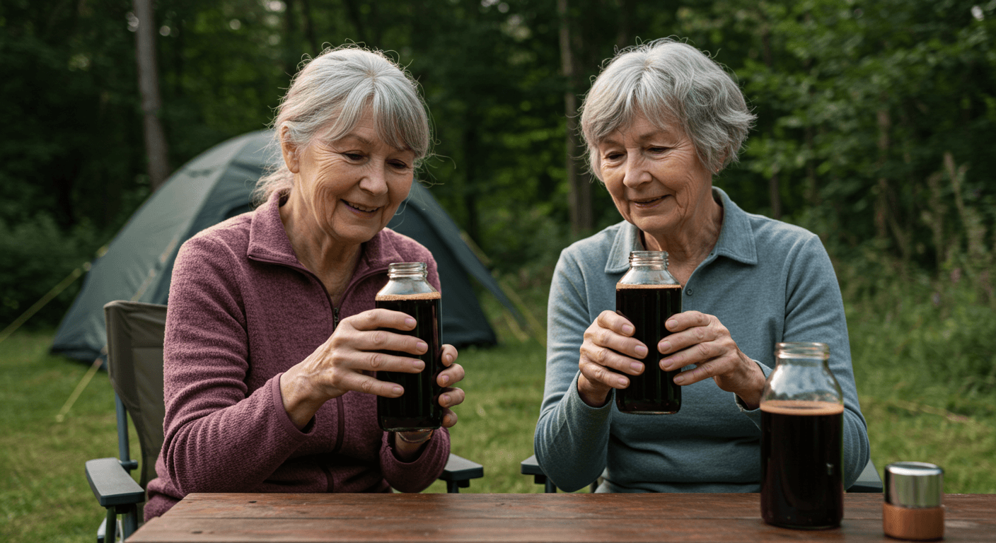 노파워 캠핑에서 커피 타는 법