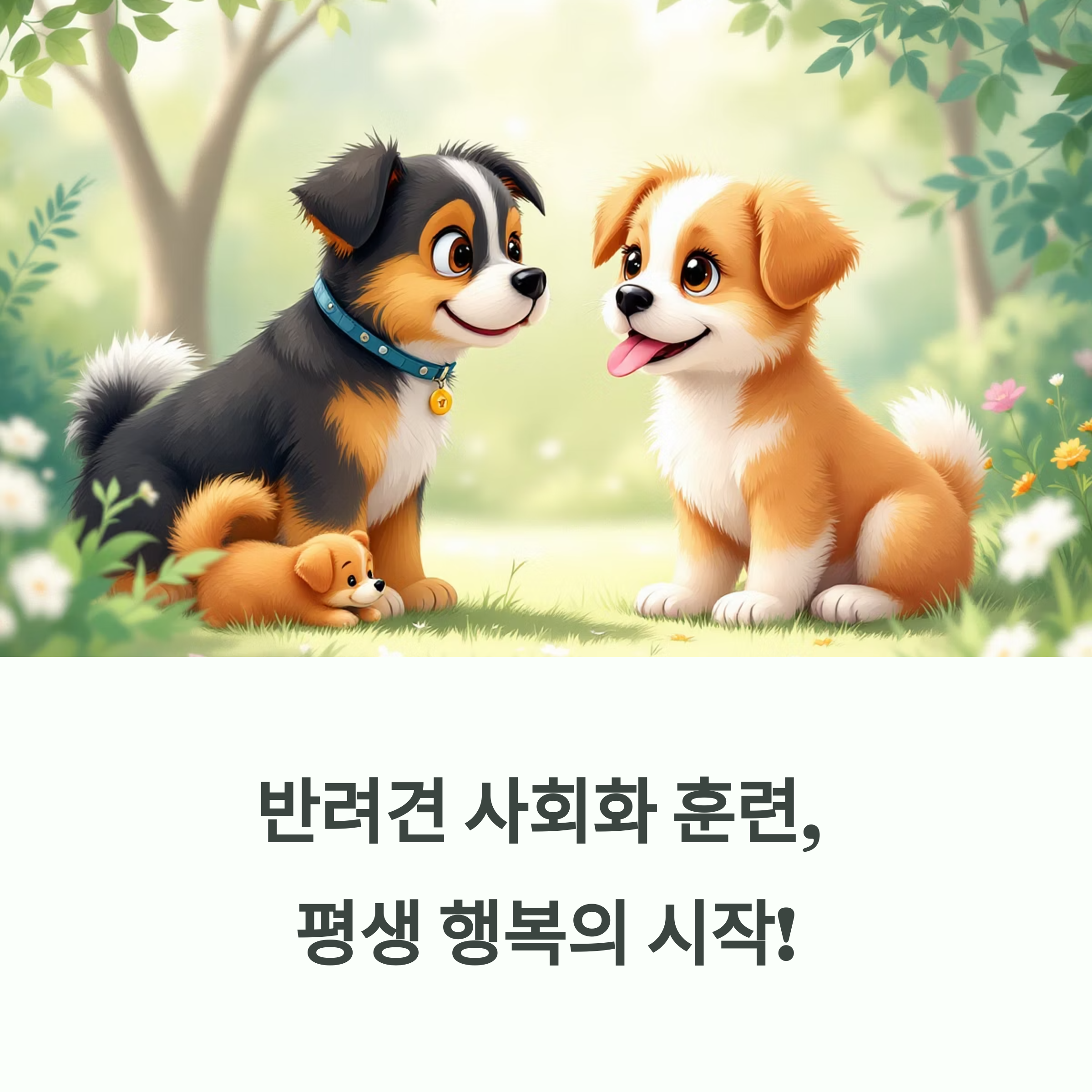 반려견 사회화 훈련의 중요성