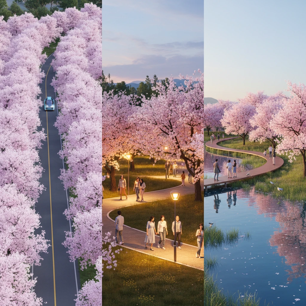 2026년 동해 벚꽃 개화 시기 및 ..