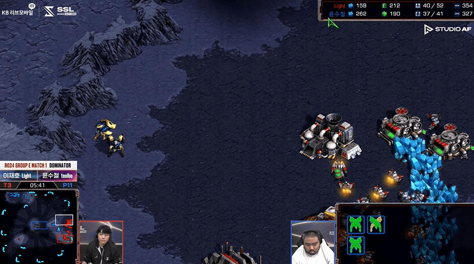 SSL 스타리그 24강 E조 1경기 드랍