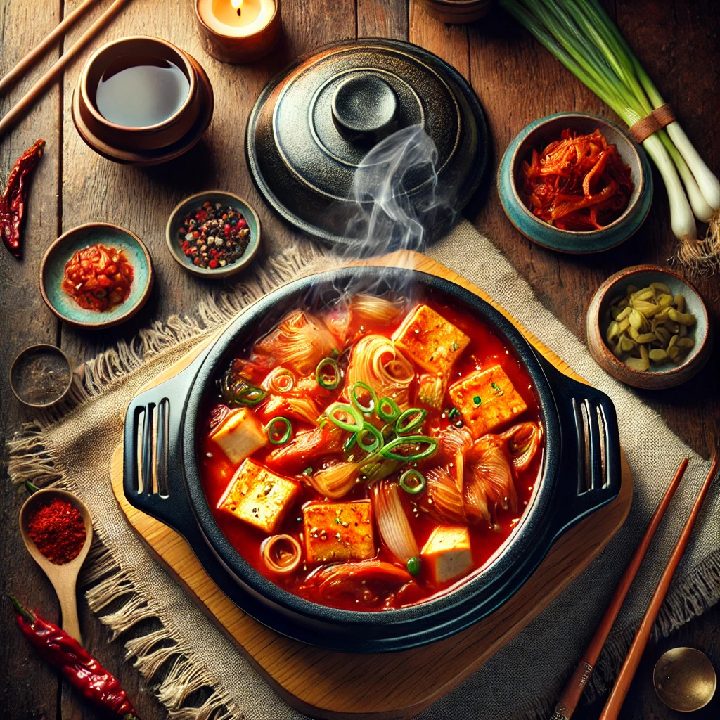 얼큰한 국물과 깊은 맛을 자랑하는 김치찌개