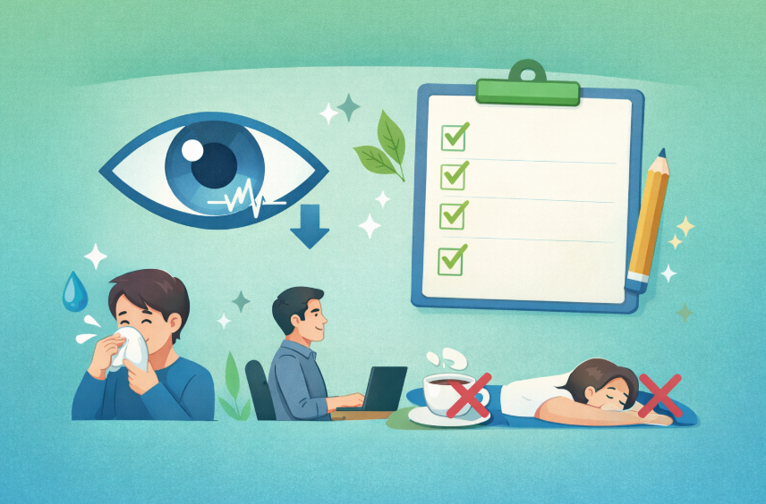 안압 관리가 핵심, 녹내장을 늦추는 일상 속 습관 가이드