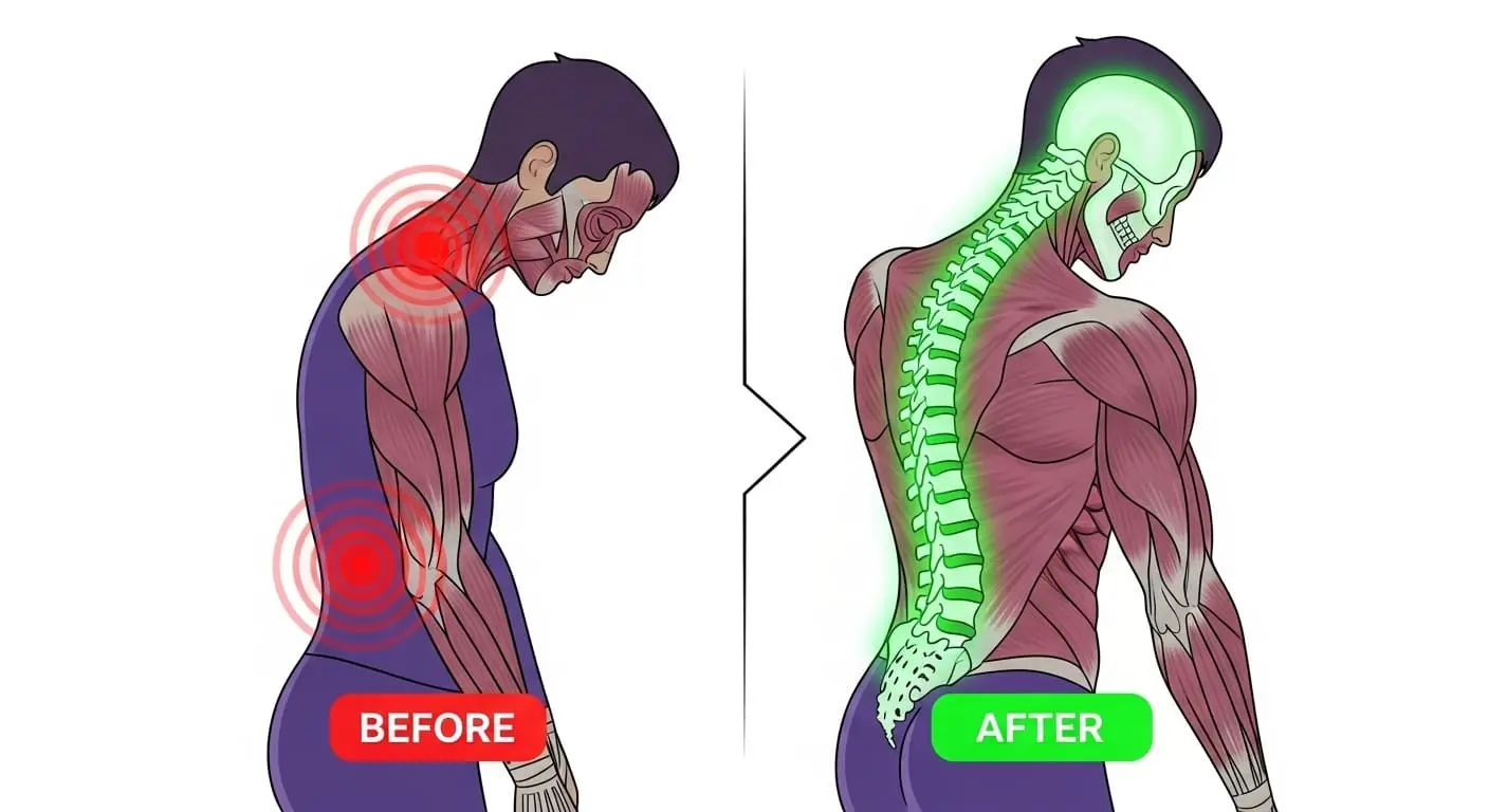 도수치료-전후-척추와-자세-변화를-보여주는-인포그래픽-통증-완화와-자세-교정-효과