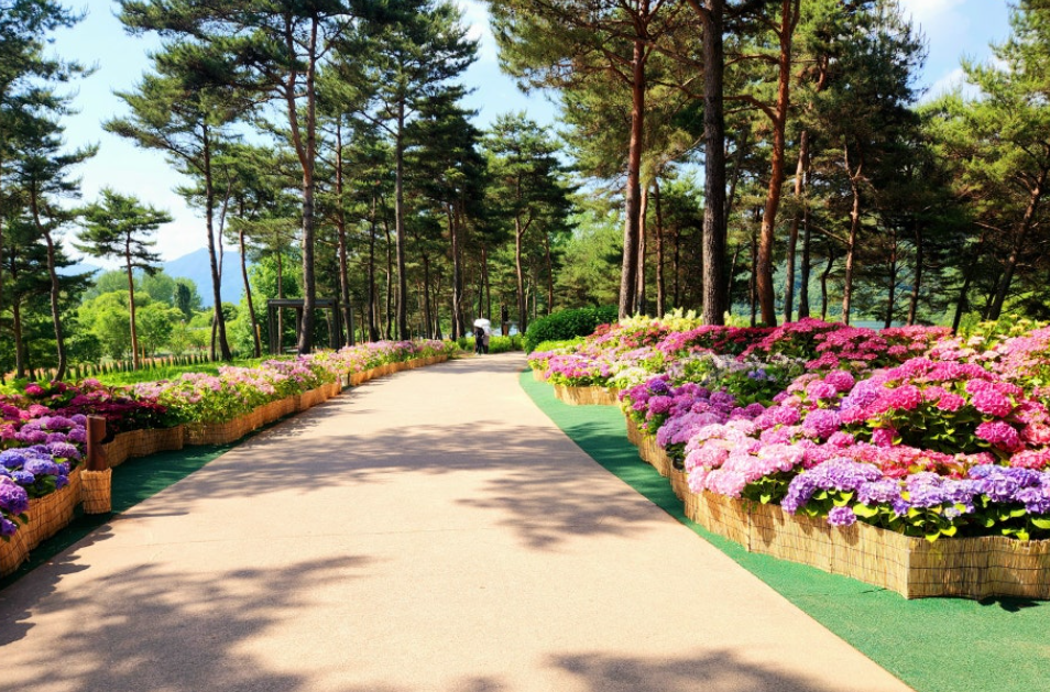 자라섬 꽃 페스타