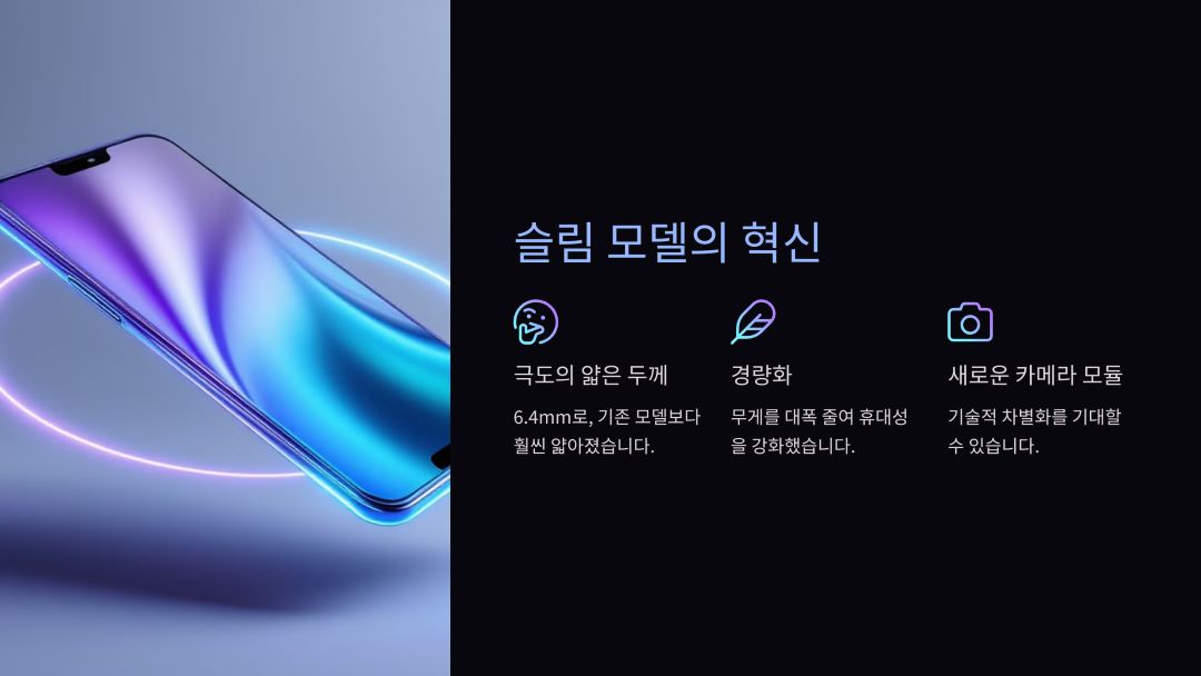 슬림 모델의 혁신