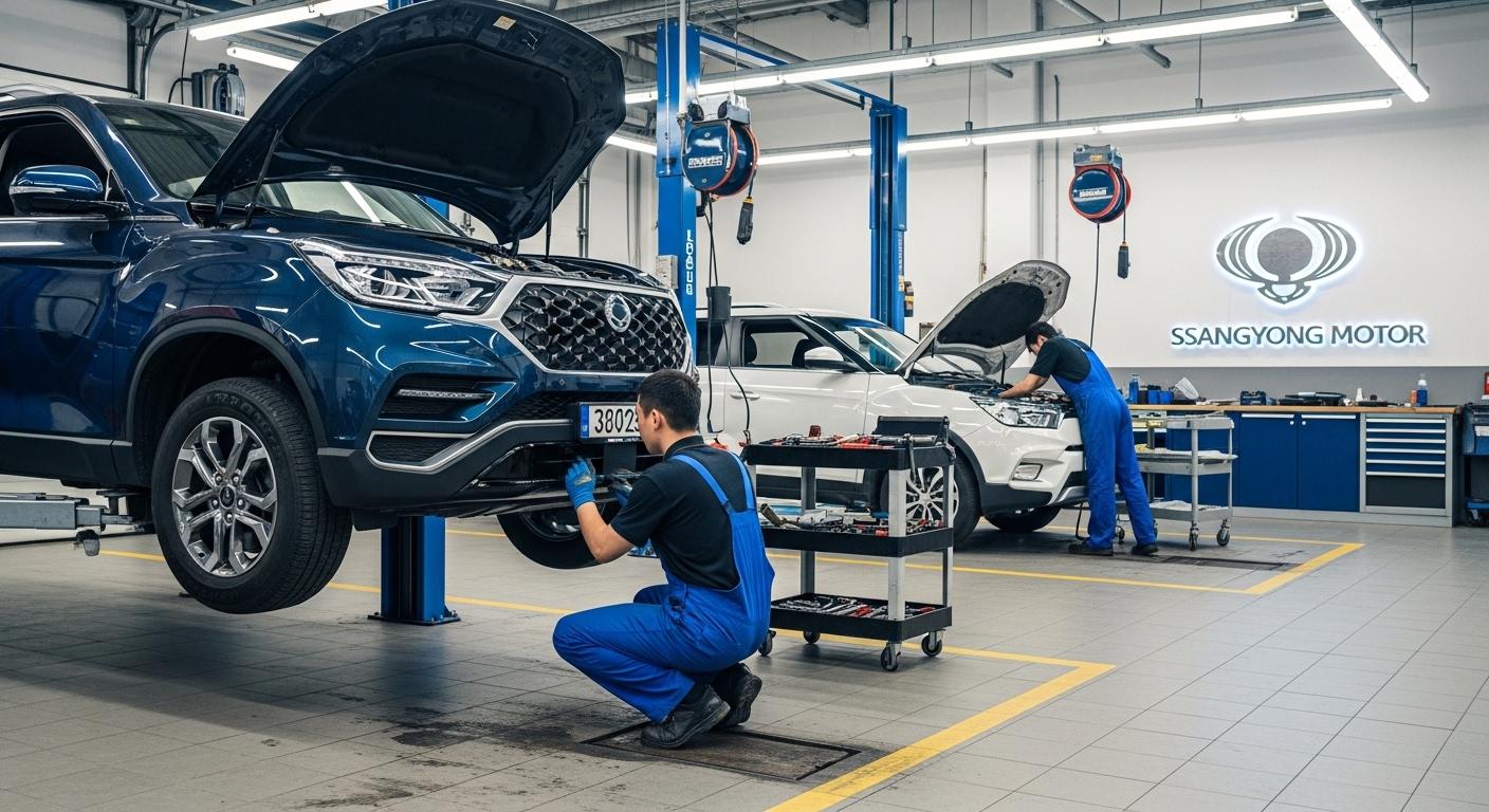 쌍용자동차정비사업소