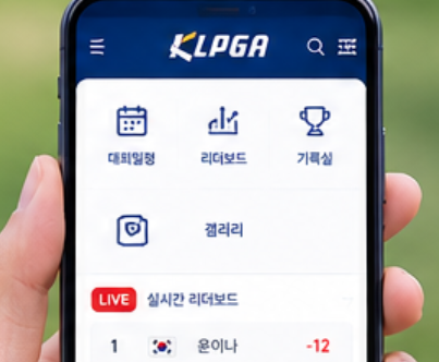 klpga 홈페이지 썸네일 이미지