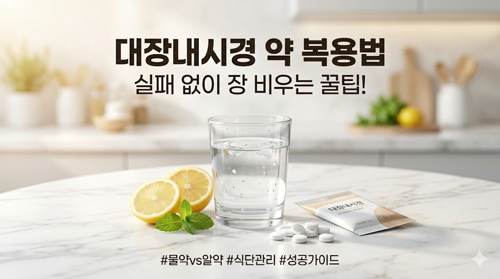 대장내시경 약 복용법