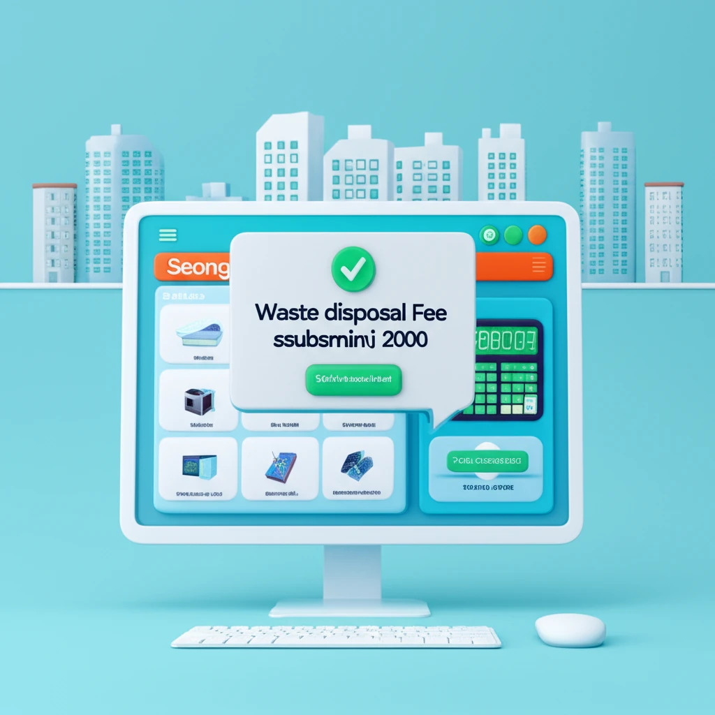 성동구 대형폐기물 처리, 폐가전 무상..