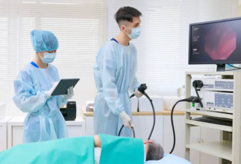 위내시경 하는 모습