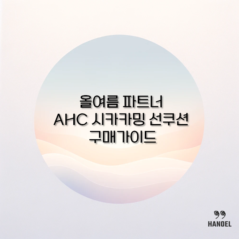 AHC 시카카밍 선쿠션