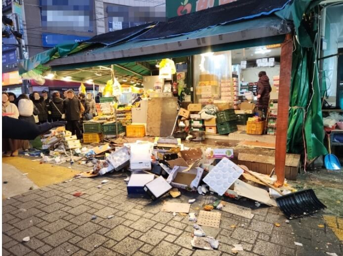 목동깨비시장-자동차사고현장