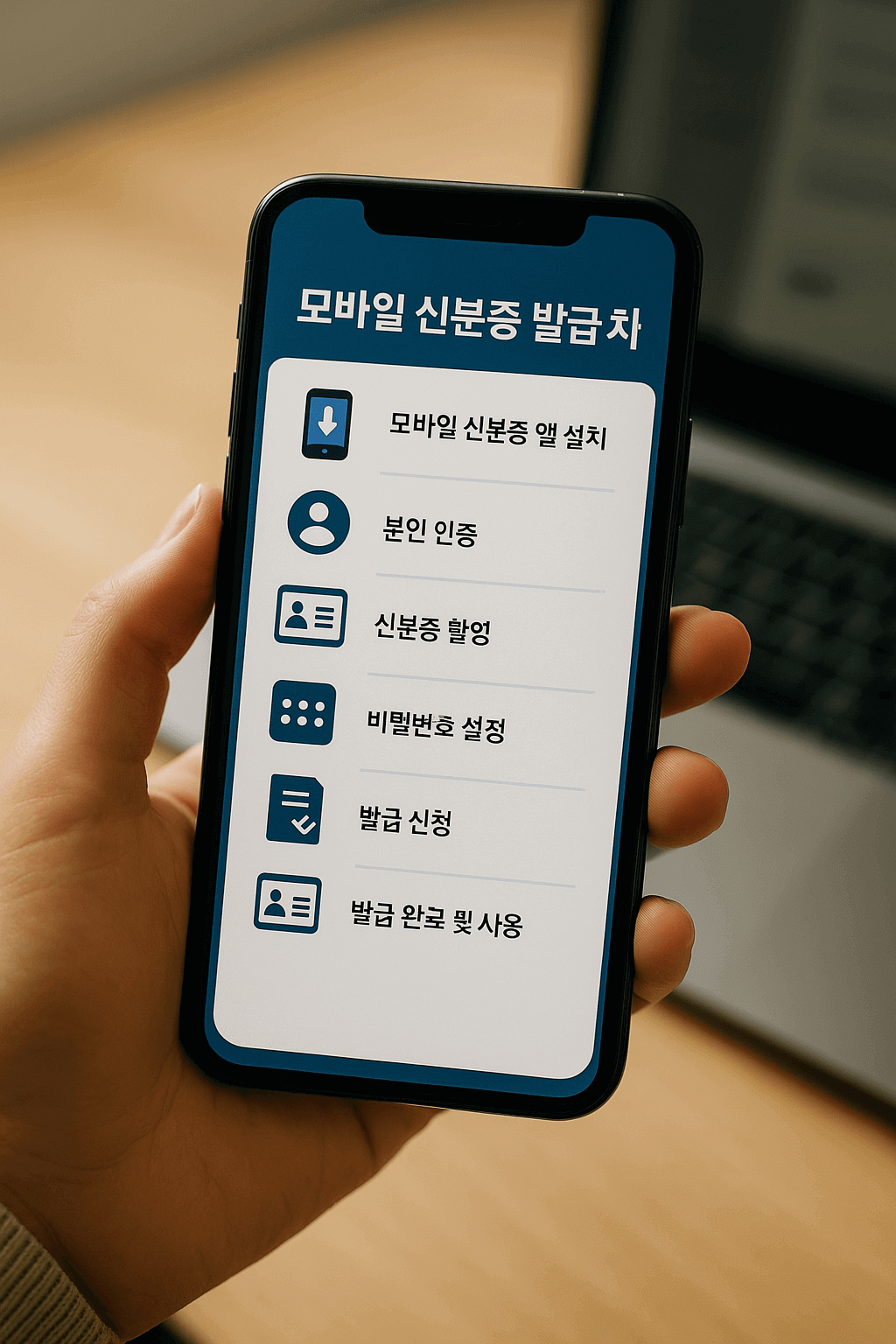 모바일 신분증 주민등록증 발급방법2