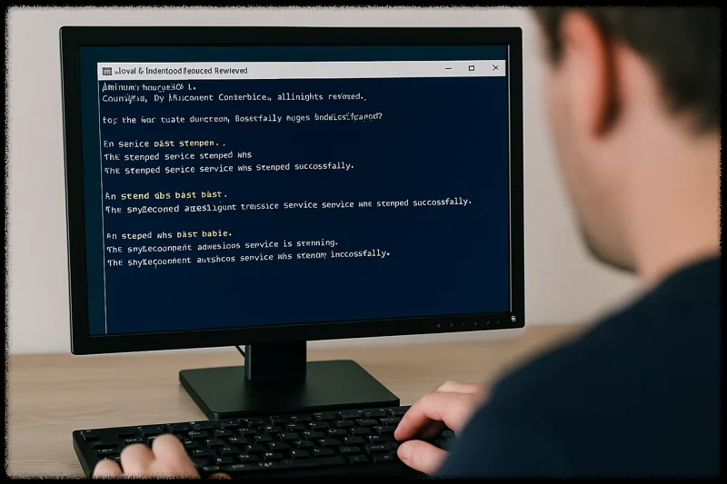 사용자가 윈도우 파워셀 창에서 명령어를 실행하는 화면