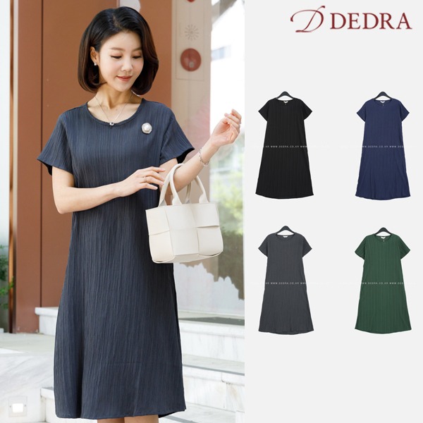 엄마옷 하벨플리츠인견원피스 50대 여성의류 OPB3022