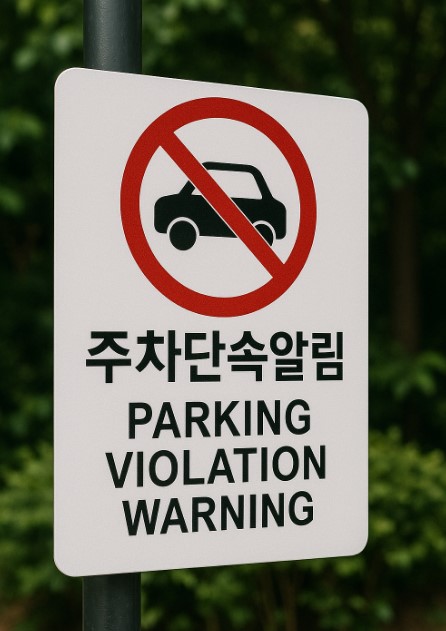 주정차 단속 알림 앱