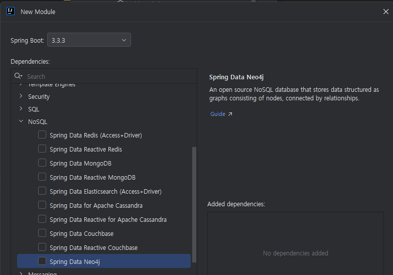 spring neo4j module