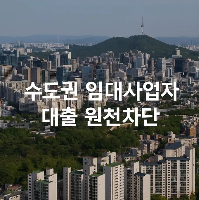 수도권 임대사업자 대출 대책