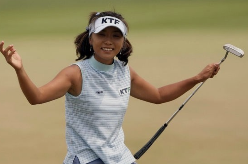 경기중인-김미현-선수-모습